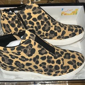 Aqua College Glady Waterproof Sneakers leopard ✅ wedge heel